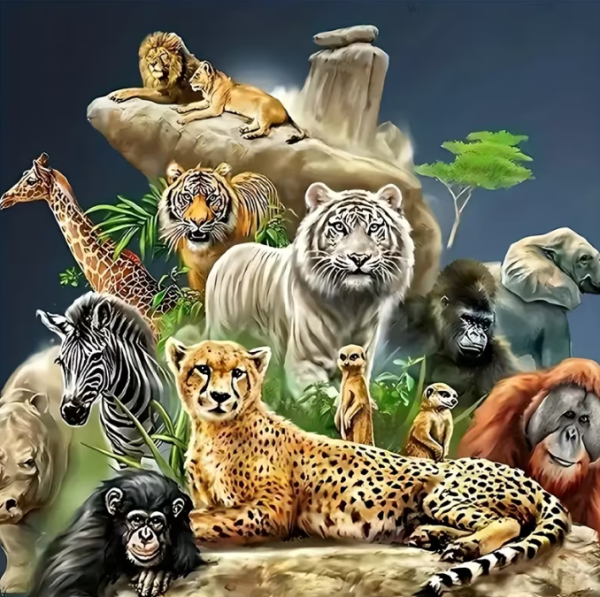 Afrikanische Savannen-Tiere